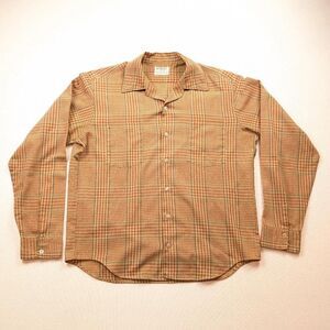 Vintage 1950s McGregor Scotset Plaid Board Shirt Long Sleeve Medium 15